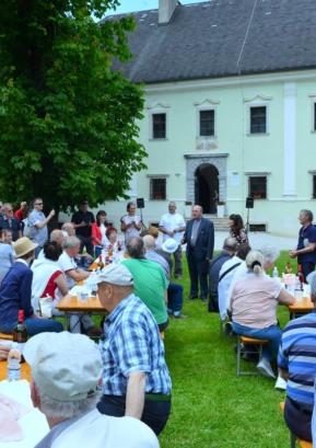Na Visokem so se v začetku junija tradicionalno srečali člani in prijatelji Društva za zdravje naroda skupaj z Društvom na srcu operiranih Slovenije. Foto: Franc Medvešek 