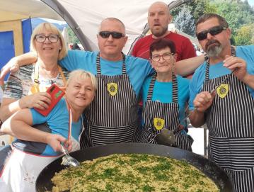 Na Svetovnem festivalu praženega krompirja na Bledu FOTO: ARHIV DRUŠTVA