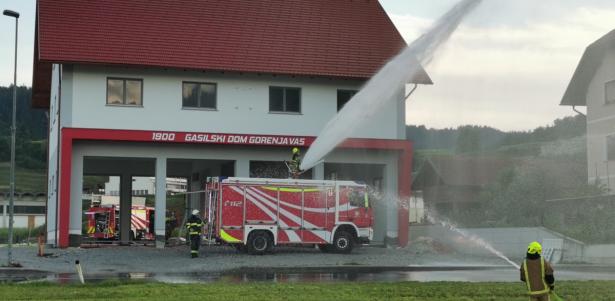 Podblegaške novice Gasilska vaja v počastitev jubileja