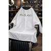 ogrinjalo MYB Barber Cape - bele barve