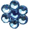 kristalna roža SS aquamarine + safir