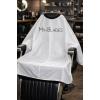 ogrinjalo MYB Barber Cape - bele barve