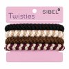 gumice SIB Twisties - rjavo/črne