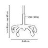 del. stol SIB Roller-Coaster - Saddle*
