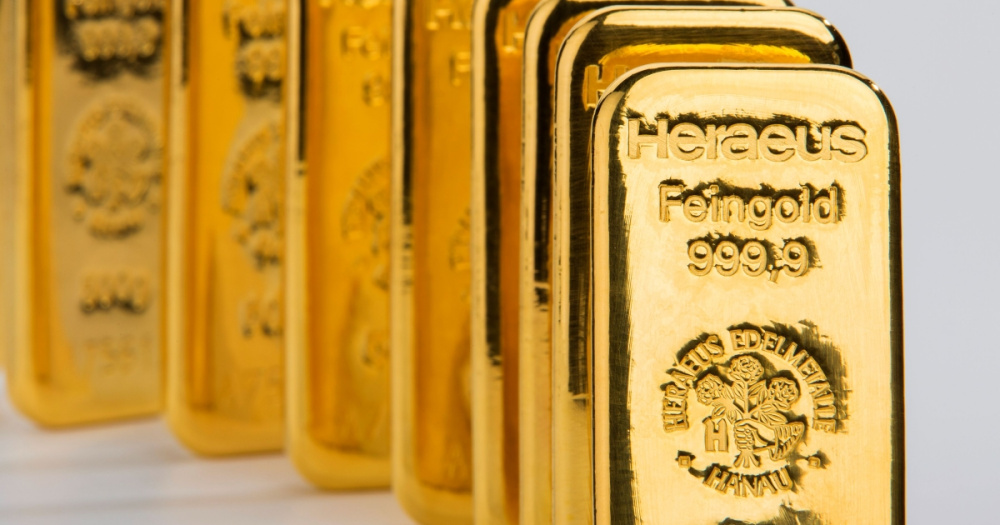 Heraeus Goldbarren