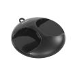 ogledalo SIB Luna Round Mirror - črn