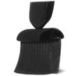 čopič BRA Neck Duster - Wood Black