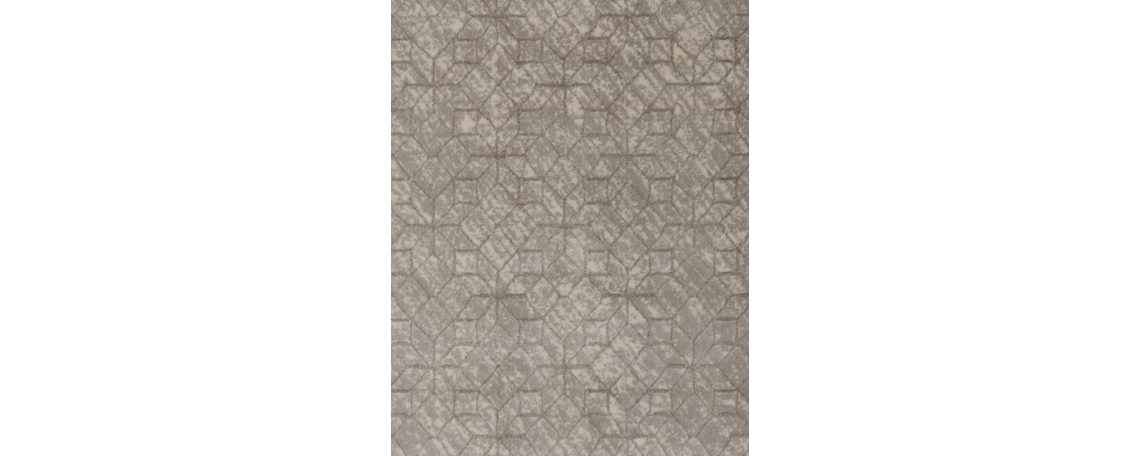 Preproga PATINA - Natuzzi Editions v sivi tkanini s sivimi vzorci
