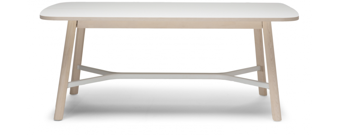 Miza INU - Natuzzi z belim topom