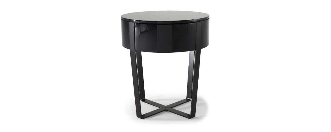 Omarica VENERA - Natuzzi v črni barvi