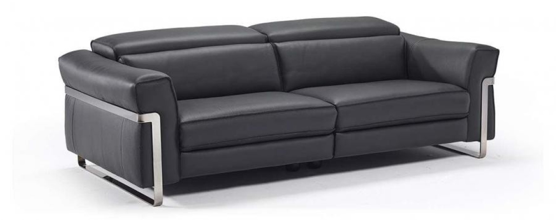 Sedežna garnitura FIDELIO - Natuzzi v črnem usnju