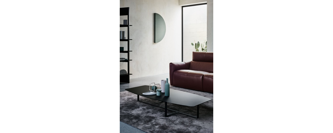 Sedežna garnitura GALAXY by Natuzzi Design Center v vijoličnem usnju