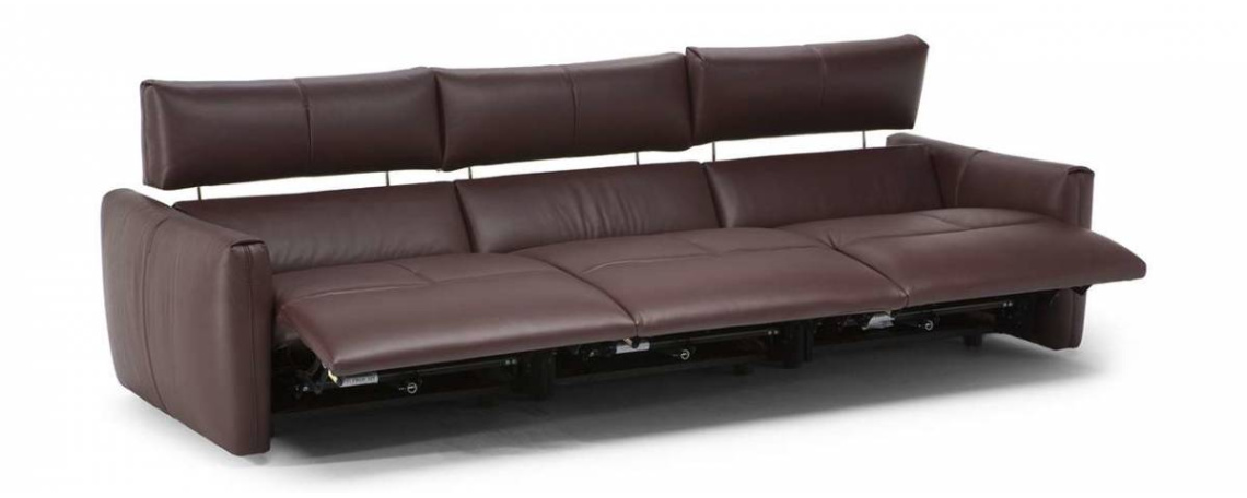 Sedežna garnitura GALAXY by Natuzzi Design Center v vijoličnem usnju