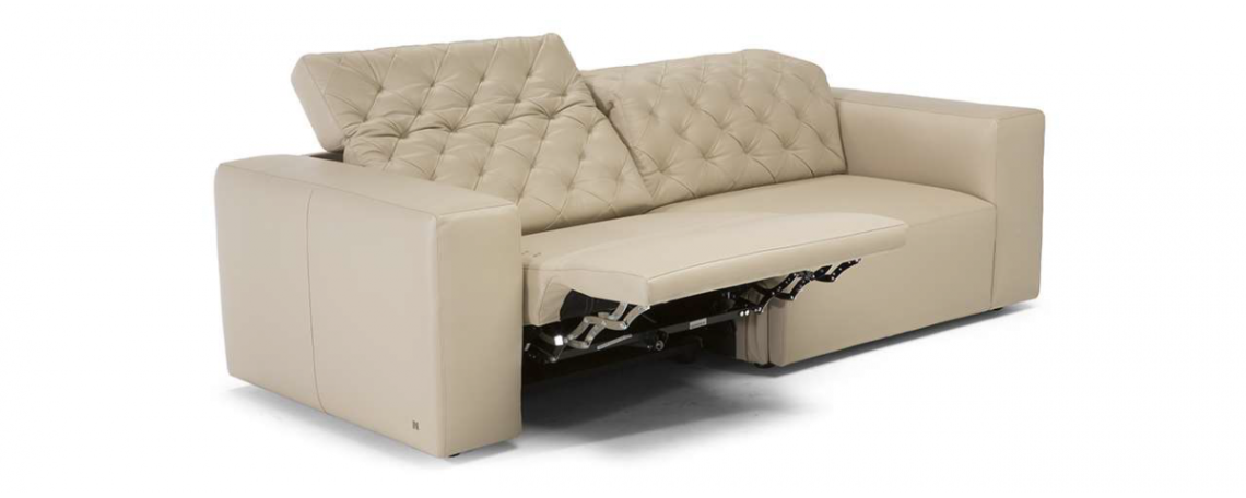 Sedežna garnitura SKYLINE by Marcel Wanders - Natuzzi v krem usnju