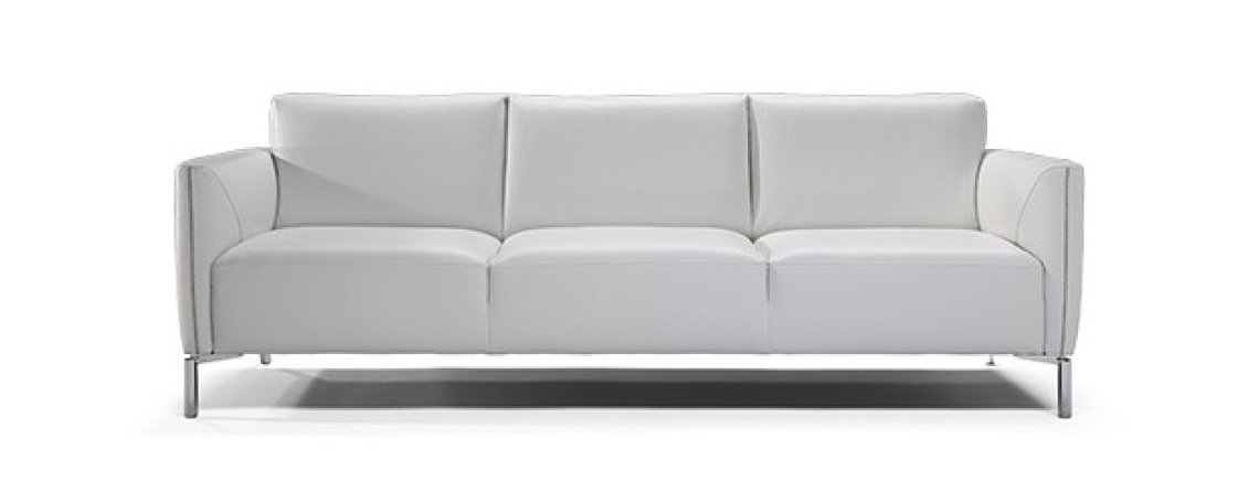 Sedežna garnitura TRATTO by Manzoni & Tapinassi - Natuzzi v belem usnju 