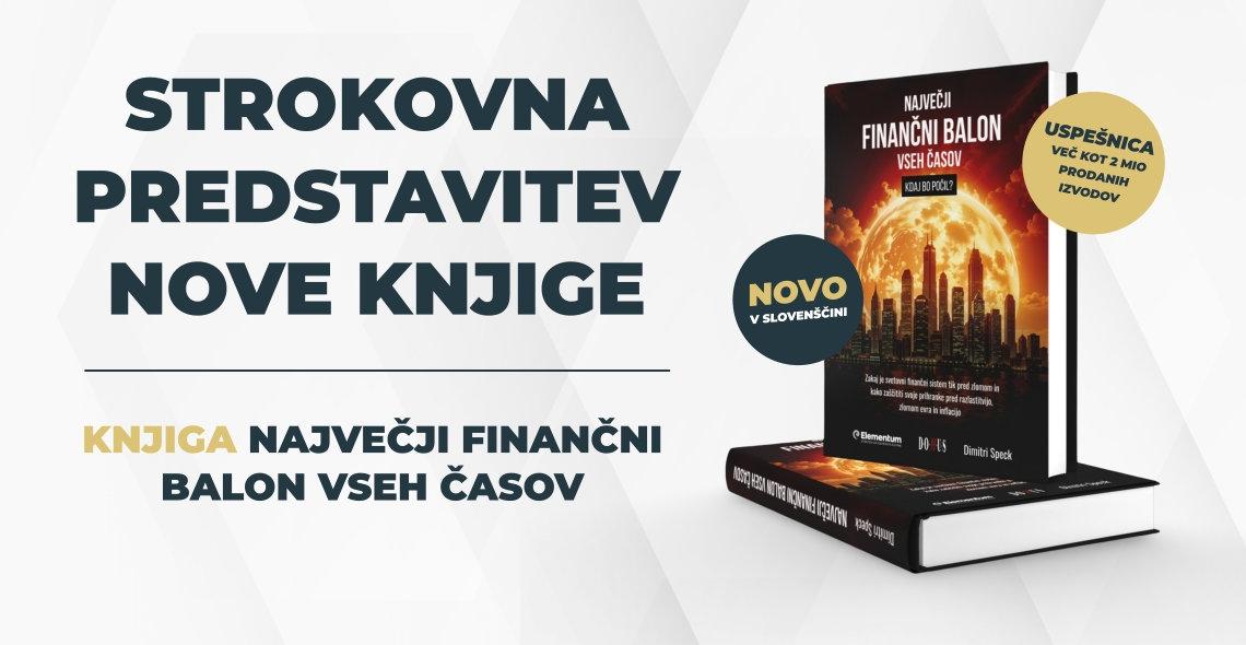 Predstavitev knjige “Največji finančni balon vseh časov” z avtorjem