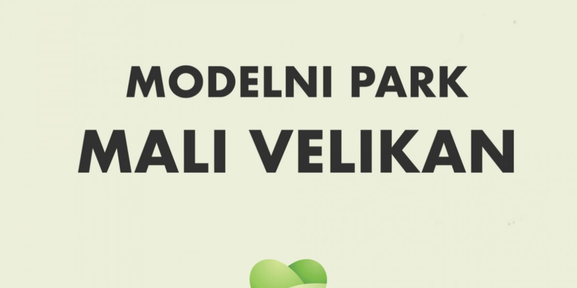Zemljevid modelni park Mali velikan