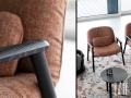 Detajl naslona fotelja BALTIMORA - Lounge stoli za vašo dnevne prostore Baltimora Calligaris