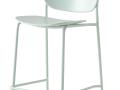 Barski stol YO! - Barski stol YO! v mint zeleni barvi, s sedišče iz PP plastike odporne na vremenske vplive in idealna izbira za uporabo na prostem. 