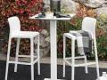Baski stol Bayo v beli barvi  - Stol Bayo lahko uporabite v notranjih prostorih ali zunaj. 