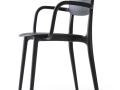 Črn plastični stol LIBERTY - Stol Liberty - Calligaris - Maros 10