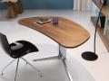 Domača pisarna ISLAND by Cattelan Italia - Maros - Domača pisarna ISLAND by Cattelan Italia - Maros lesena miza s kovinskim podnožjem