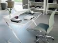 Domača pisarna QWERTY by Cattelan Italia - Maros  - Domača pisarna QWERTY by Cattelan Italia - Maros pisalna miza v beli in črni barvi s kovinskim podnožjem