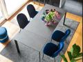 Jedilna miza EMINENCE EVO - Connubia jedilne mize in stoli v modri barvi