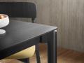 Lesena miza NORDIC  - Lesena miza NORDIC skandinavskega dizajna v črni barvi