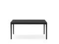 Lesena raztegljiva miza NORDIC - Lesena raztegljiva miza NORDIC skandinavskega dizajna v črni barvi