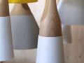 Luči SLOPE by Miniforms - Maros - Luči SLOPE by Miniforms - Maros viseča svetilka v lesu in beli barvi