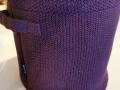 Okrasni koš JAR v vijolični tkanini - Okrasni koš JAR v vijolični tkanini
