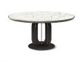 Soho Keramik Premium - Cattelan Italia - Okrogla keramična miza s kovinskim podnožjem Soho - Cattelan Italia -4