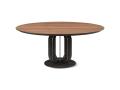 Okrogla lesena miza Soho - Cattelan Italia - Okrogla lesena miza s kovinskim podnožjem Soho - Cattelan Italia - 2