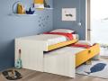 Otroška soba NIDI - F by Battistella - Maros - Otroška soba NIDI - F by Battistella - Maros v beli in rumeni barvi z modrimi dodatki