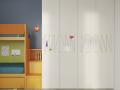 Otroška soba Nidi - kompozicija 3 by Batistella - Maros - Otroška soba Nidi - kompozicija 3 by Batistella - Maros z belo omaro in oranžno posteljo