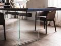 Podnožje mize IKON - Stekleno podnožje mize IKON