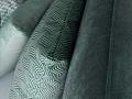 Postelja OLIVIER - Flou - Maros - Postelja OLIVIER - Flou - Maros v zeleni tkanini z zaobljenim vzglavjem