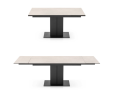 Razteg mize PEGASO - Razteg mize PEGASO s keramično ploščo in kovinskimi nogami