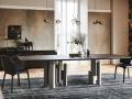 Jedilna miza Skyline, jedilni stoli Magda in preproga Radja - Lesena miza s kovinskim podnožjem - Skyline Cattelan Italia - 4