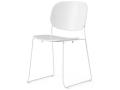 Kovinski in plastični stol YO! - Connubia stol YO! v beli barvi.