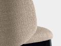 Hrbtni del naslona stola SWEEL v tkanini Paris - Kolekcija Capsule - Calligaris - novosti jedilnice 2024