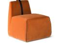 Fotelj GAIA - Natuzzi Editions - Maros -5  - Fotelj GAIA - Natuzzi Editions - Maros -5 v oranžni tkanini