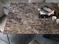 Miza CALLIGARIS z inovativno KERAMIČNO PREVLEKO - Miza CALLIGARIS z inovativno KERAMIČNO PREVLEKO s keramično ploščo v motivu emperador marble s črnimi nogami