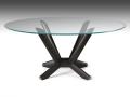 Steklena miza za jedilnico Planer Round - steklene okrogle mize za jedilnico Planer - Cattelan Italia