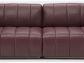Sedežna garnitura ICON - Natuzzi Italia - Maros - 1 - Sedežna garnitura ICON - Natuzzi Italia - Maros - 1 v usnju v bordo rdeči barvi