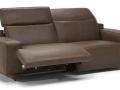 Usnjena sedežna garnitura IAGO - Natuzzi Italia - Maros - 1 - Usnjena sedežna garnitura IAGO - Natuzzi Italia - Maros - 1 v rjavi barvi z relax funkcijo