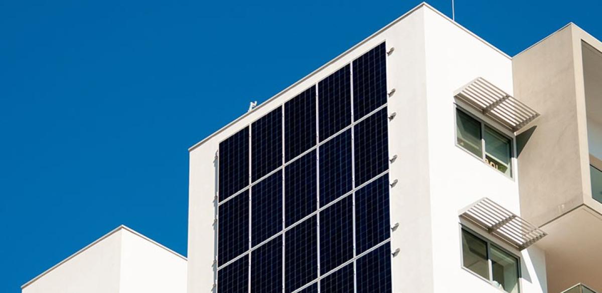 Two clamps method for measuring earth loops in a solar plant