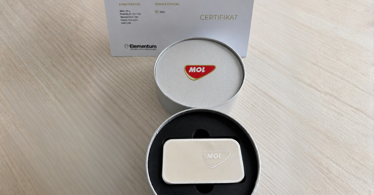 Ko poslovno darilo postane trajen spomin: Elementum in MOL Slovenija
