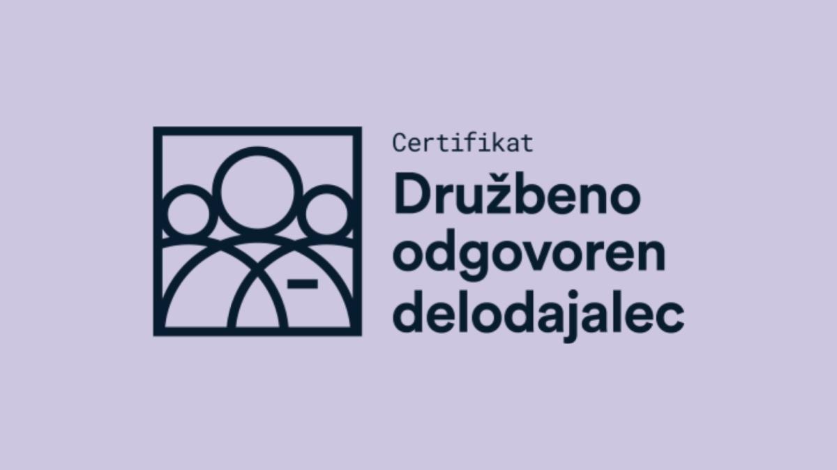 Elementum potrjuje napredni certifikat »Družbeno odgovoren delodajalec« za obdobje 2025–2026